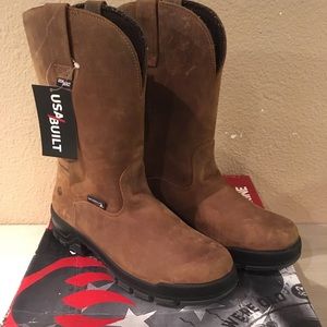 wolverine steel toe cowboy boots
